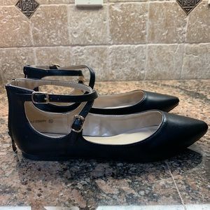 Ankle strap flats
